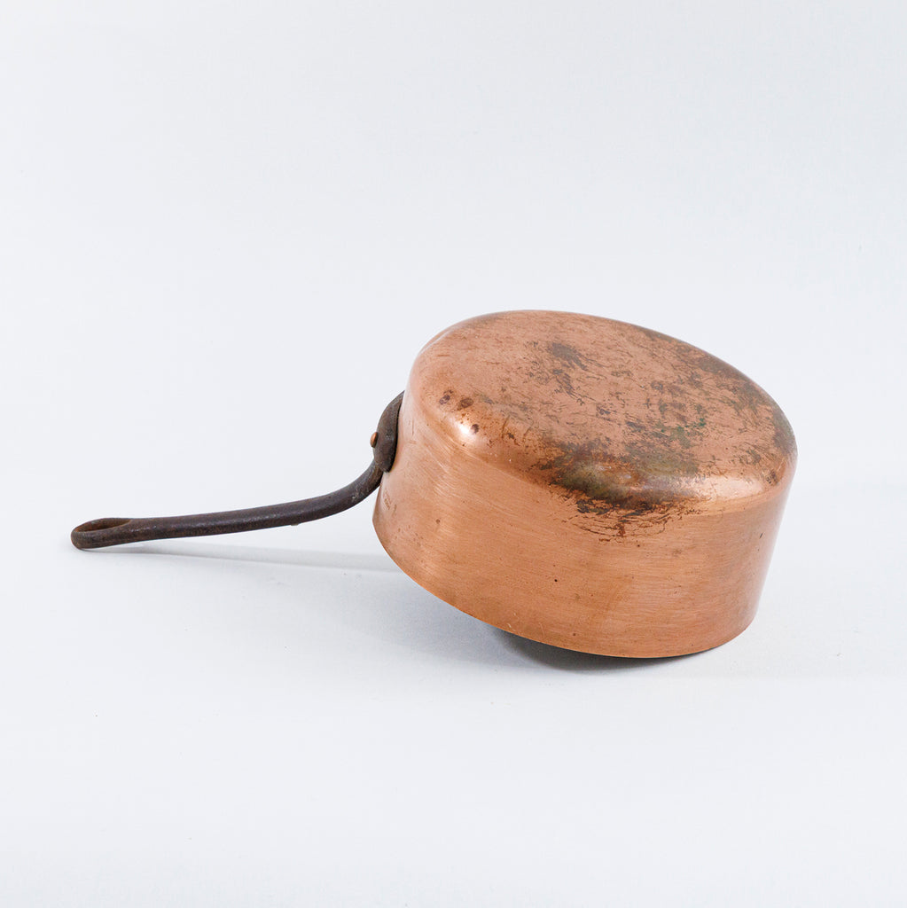 銅製の片手鍋（大）