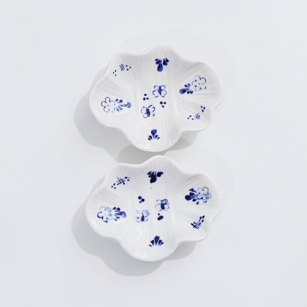 小花のソープディッシュ　2個セット