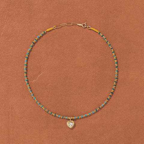 ティチャラヴィ ネックレス「ジニ K ターコイズ」 | FIGARO Marché